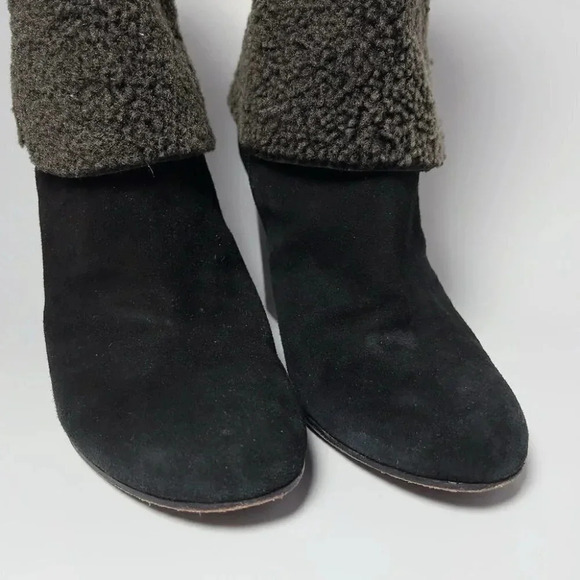 Donald J Pliner Carmen Sherpa Heeled Buckle Booties - Picture 4 of 12